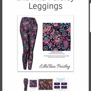 Paisley leggings